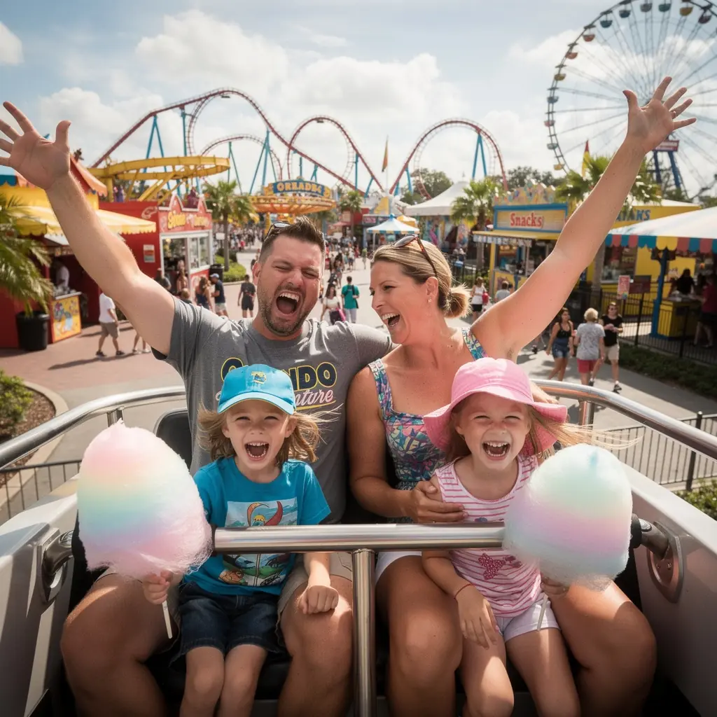 Семейный пикник на пляже, родители и дети наслаждаются едой и солнечной погодой.